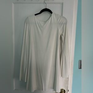 ZARA long sleeve white dress